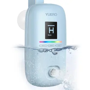 YUERO Bath Jets for Tub, Waterproof - Second Generation Upgrade Portable Jet Spa for Bathtub, Bubble/Jet Mode, 3-Level Adjustable, Bath Spa for Gifts for Women Pink Massager