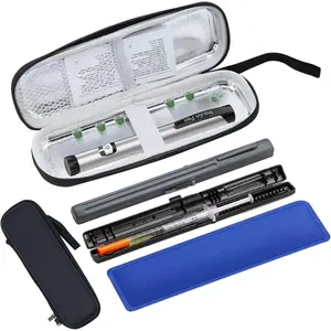 Insulin Travel Case, Equipped with 2 Pre-filled Syringe Case & 1 TSA Approved Reusable Ice Pack for Keep Insulin Pen & Diabetic Supplies Cool While Traveling