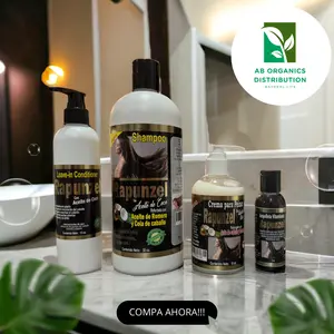 Artesian Organic Repair Kit de Reparación Capilar Rapunzel - Shampoo, Ampolleta, Leave-in Conditioner & Crema para Peinar - Complete Hair Repair Solution