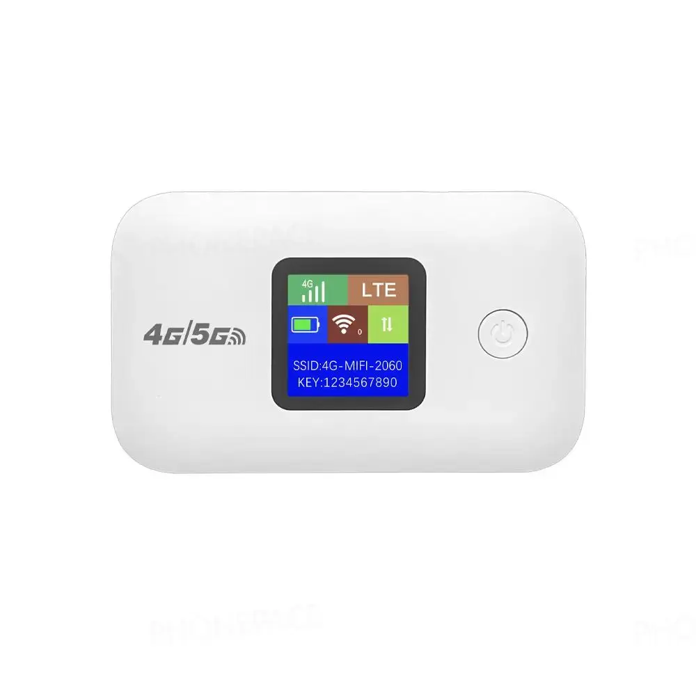 4G 5G Travel WiFi Hotspot, LED Display Stable Network For RV Outdoor Camping