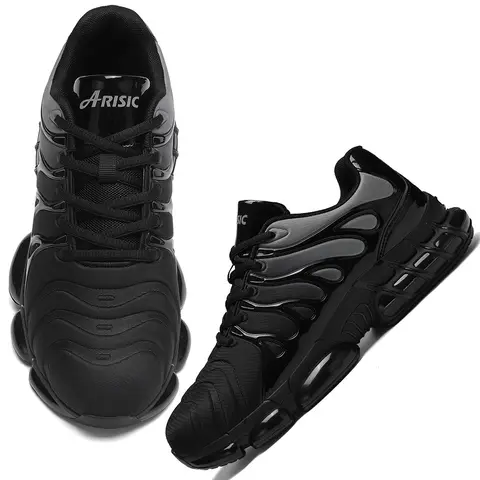 ARISIC Men's Steel Toe Trainers - Industrial Work Footwear for Construction Workers, Closed-Laced, Lightweight, Breathable, Puncture-Resistant, Rugged Tread Walking Shoes