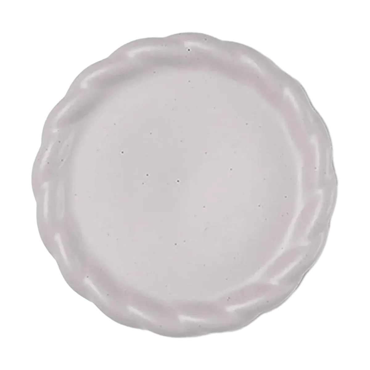 NEOFLAM Korean Better Finger Ceramic Swirl Plate - Purple 19cm, Ideal for Toast, Eggs, Breakfast, Snacks