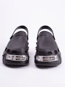 Women's Fashionable Solid Color Platform Clogs, Casual Comfortable Breathable Non-slip Clogs, Trendy All-match Clogs for Indoor & Outdoor Wear