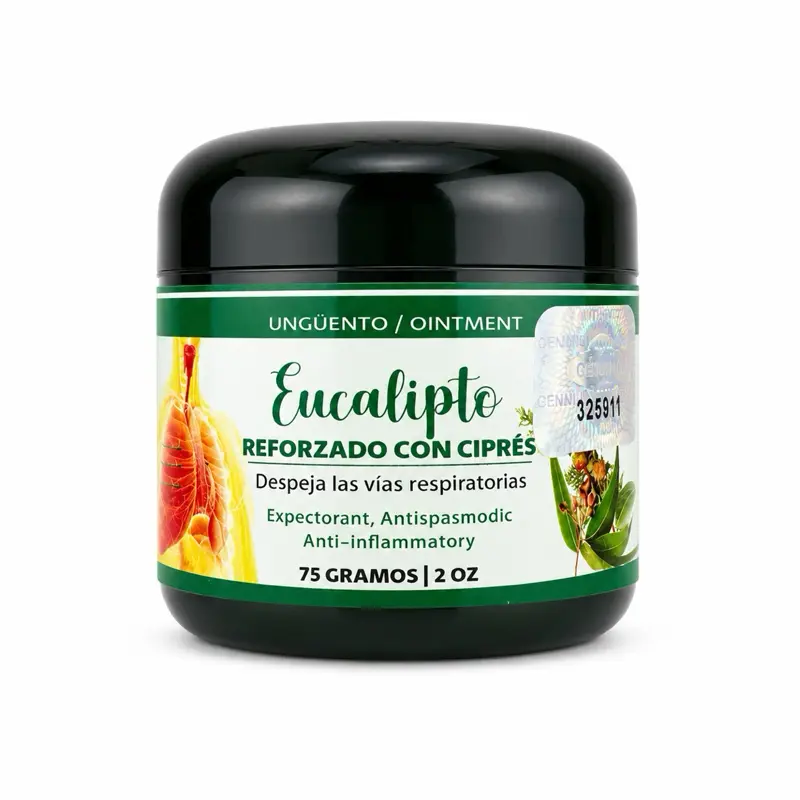 Unguento Gel de Eucalipto con Cipres – Warming Body Massage Formula 2 Oz