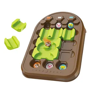 Logic Puzzle Brain Teaser Game for Kids and Adults,STEM Educational Logic Road Builder Toy,Travel Games for Age 3+,Montessori Gifts for Boys & Girls