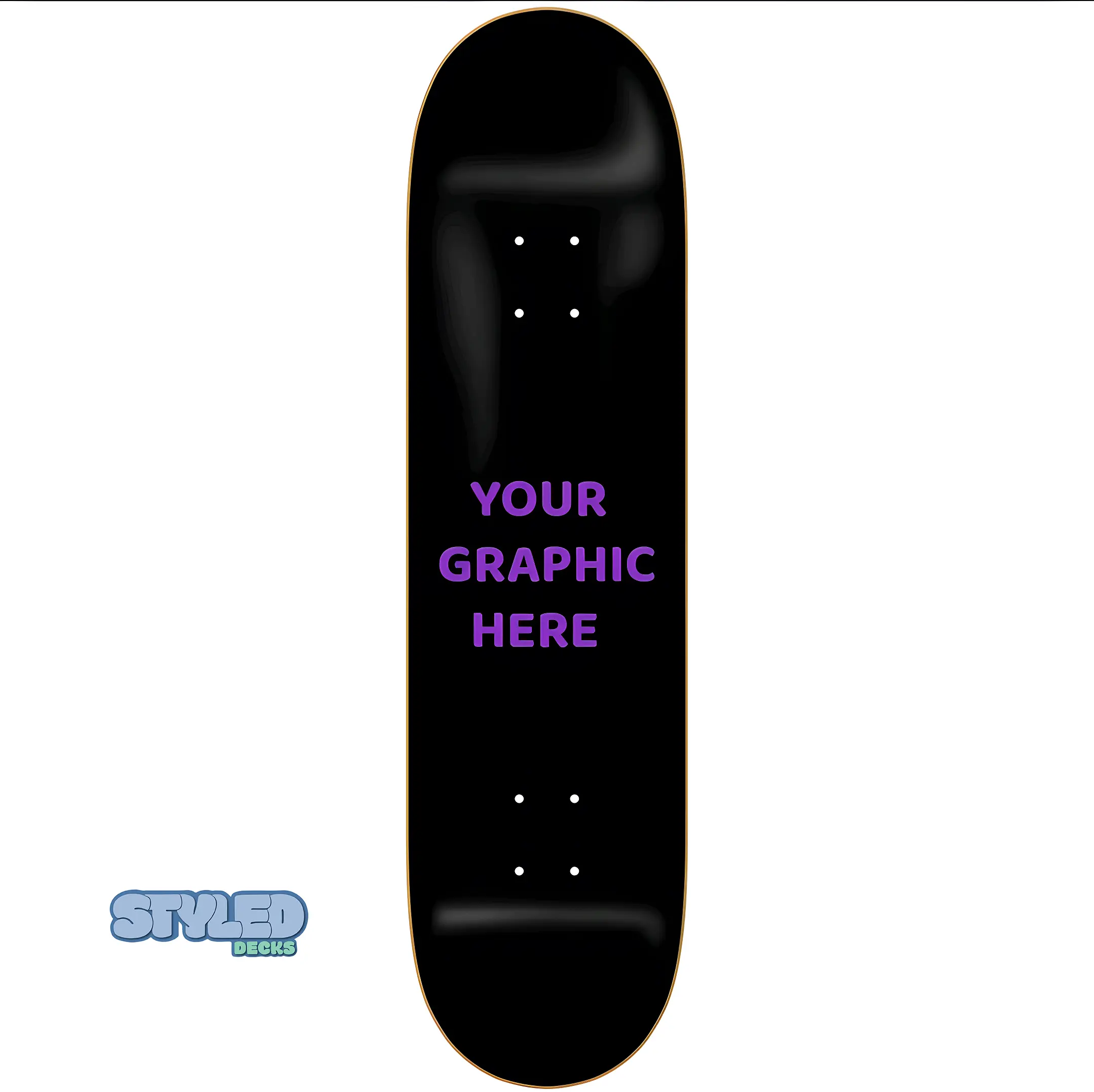 8.25 custom skateboard maple wood 7 layers