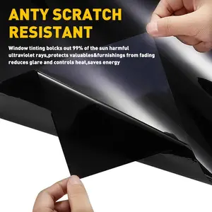 Uncut Roll Window Tint Film 1% 5% 15% 20% 35% 50% 70% 20" x 10ft Feet Glass
