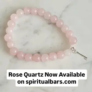 Rose Quartz Bracelets - Classic Design Gemstone Jewelry for Any Occasion - Versatile & Elegant for Casual & Formal Wear - Perfect Gift Idea