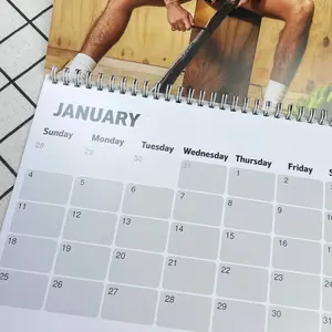 BB Cute Latin Calendar 2026, Home Decor, Gift New 2026 Calendar, Best Lines Graphic Calendar, Home Decorating