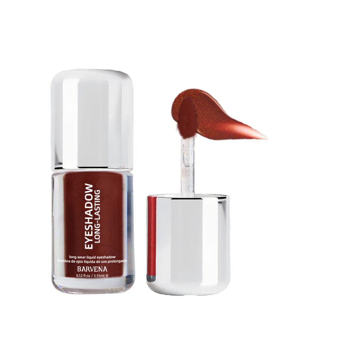 Eyeshadow BARVENA, a buildable, long-lasting, crease-proof liquid eyeshadow glitter shimmer