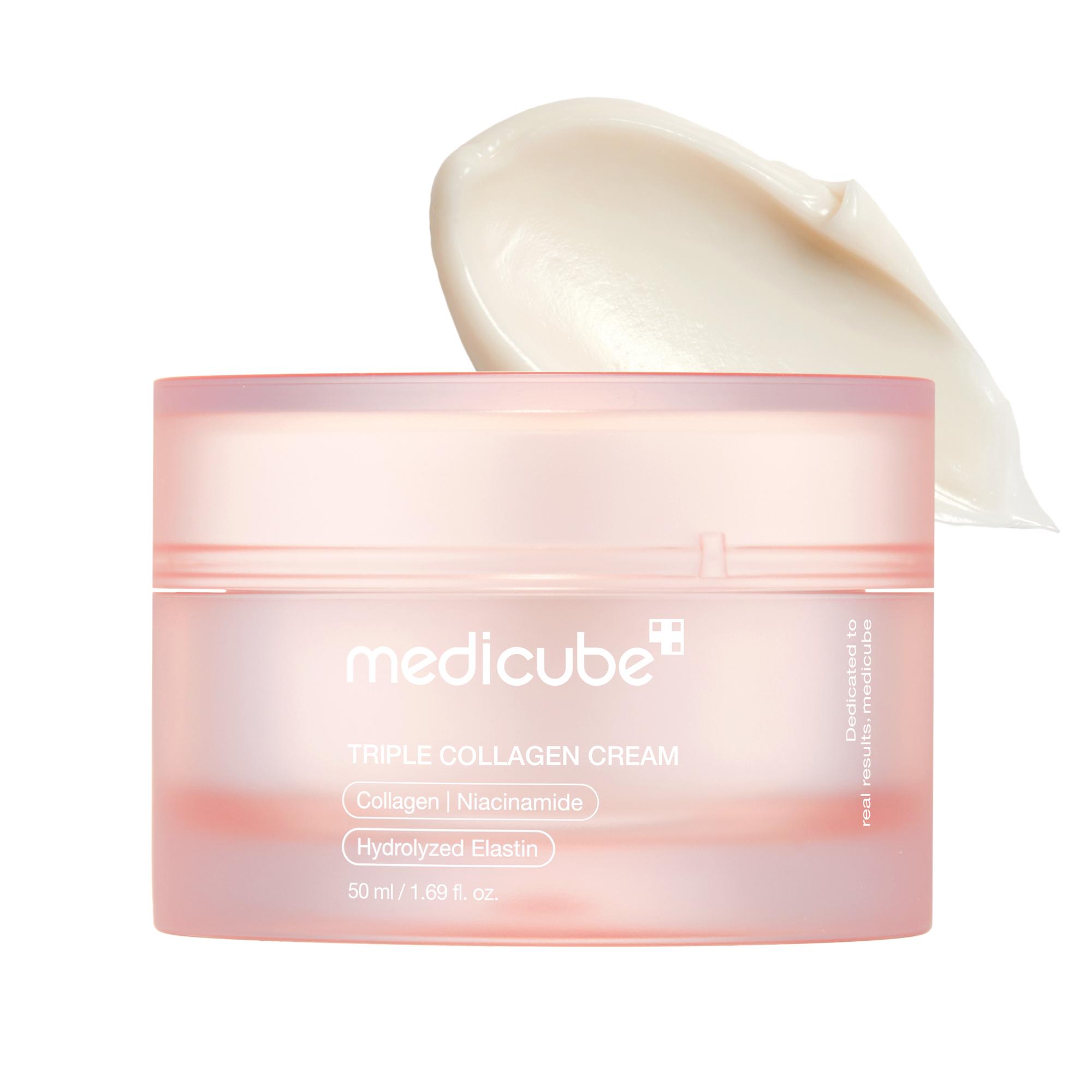 [medicube] Triple Collagen Cream (CollagenHyaluronic AcidNiacinamideShea Butter) l Hydrating Moisturizer