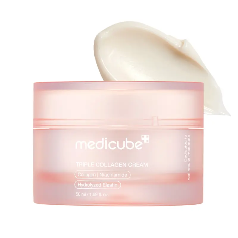 [medicube] Triple Collagen Cream (Collagen+Hyaluronic Acid+Niacinamide+Shea Butter) l Hydrating Moisturizer