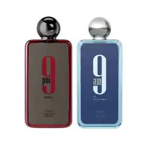 Afnan Combo Bundle 9PM Rebel + 9AM Dive - 3.4 oz each Perfume Spray