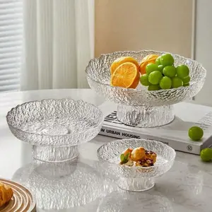 1pc Fruit Plate, Home Living Room Snacks Candy Plate, Dry Fruit Plate, Creative Snack Plate