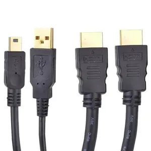 TekNmotion HDMI and USB Combo Cable Kit, featuring gold-plated connectivity components