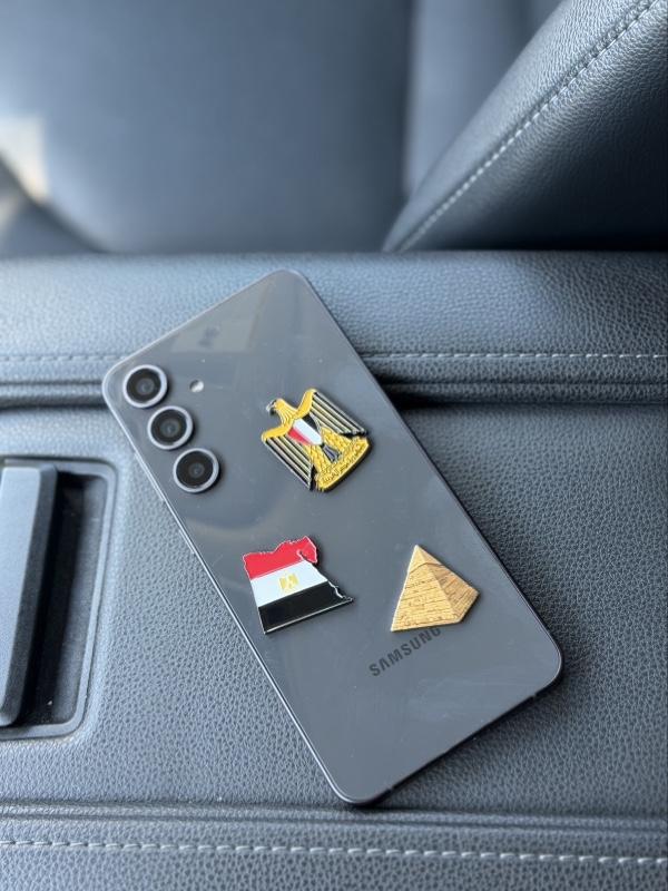 Egypt  Metal Phone Sticker | Egyptian Flag Aesthetic Accessory | Phone & Laptop Decor ip17promax case ip17promax case ip17 phone case ip16promax phone case