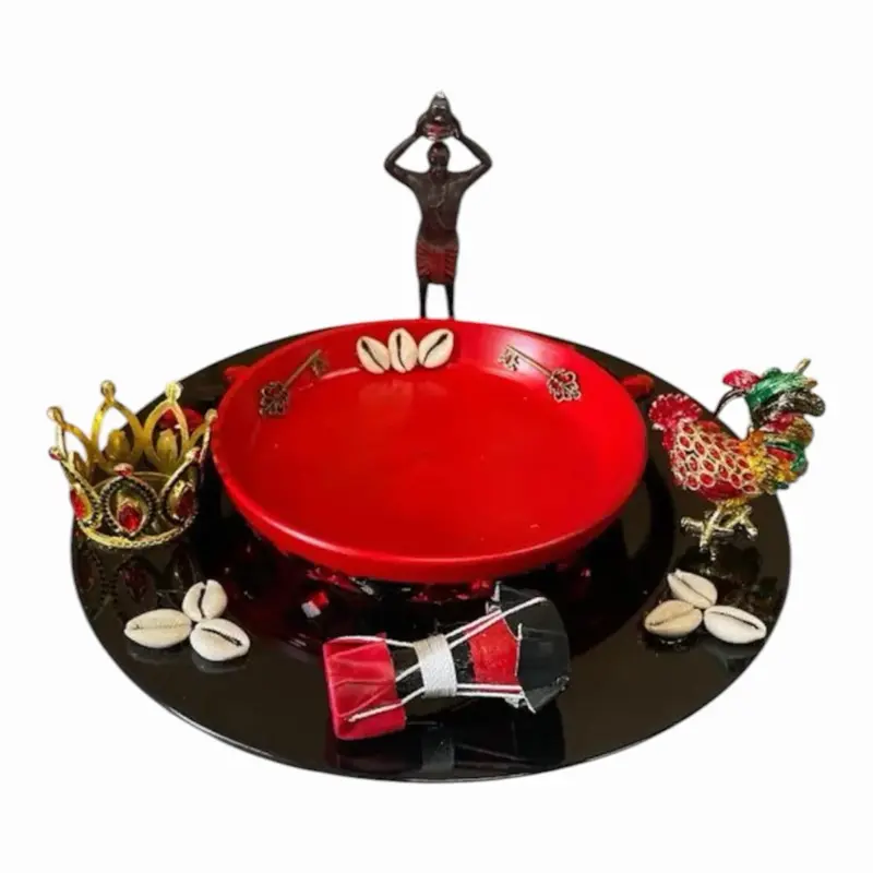 Elegua Plate Plato Eleggua Eshu Lucero santeria Ifa Osha Plao santo