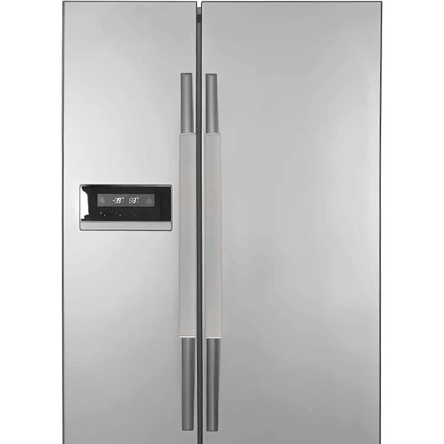 Refrigerator Door Handle Covers,Protector Decor for Kitchen Appliance.Keep Clean from Smudges,  Stains.Handmade  for Fridge,Ovens, Dishwashers (Grey)