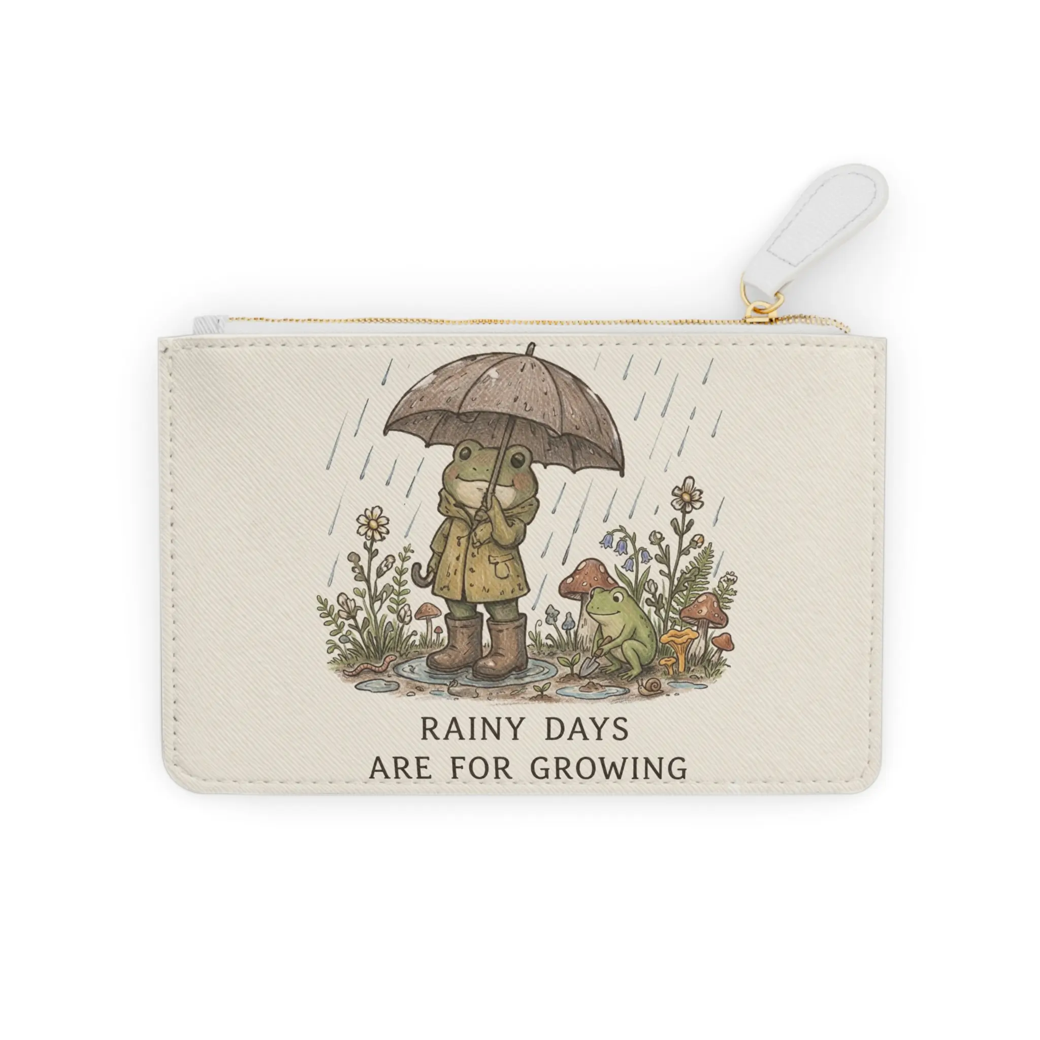 Frog Rainy Days Clutch Bag