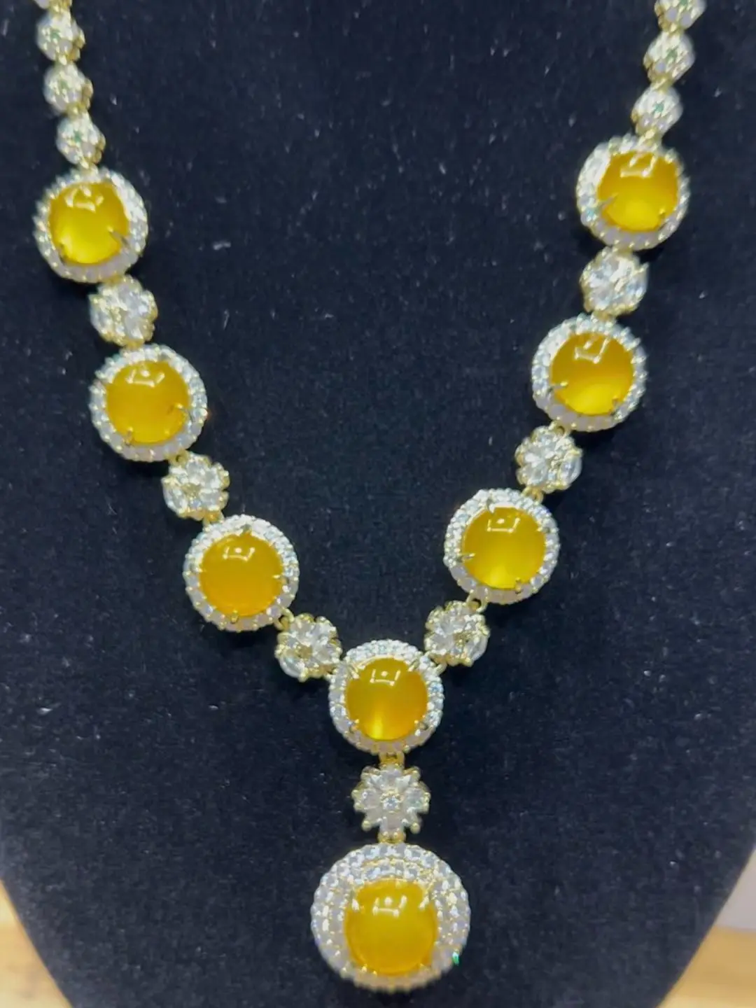 Ashlyn(9514)gc.yellow agate super shining