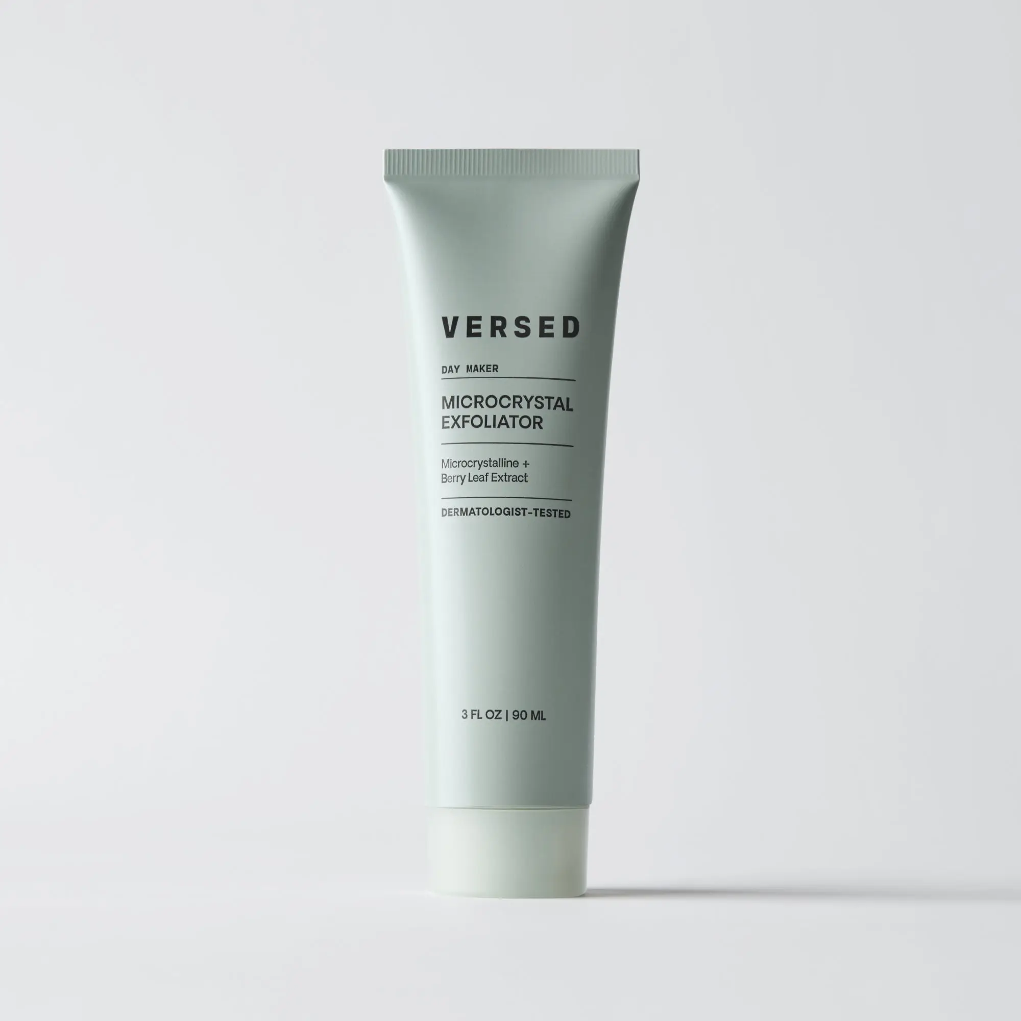 Versed Day Maker Microcrystal Exfoliating Cleanser - Creamy Facial Wash Helps Clear Dead Skin Cells - Microcrystalline, Biodegradable Alternative to Microbeads - Vegan