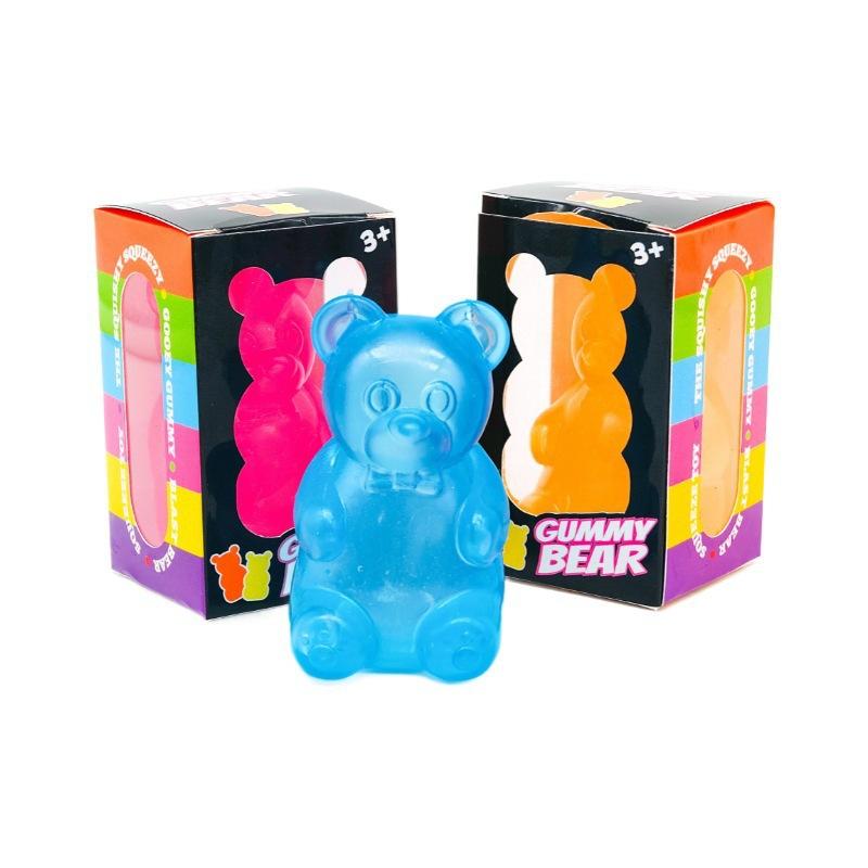 Kawaii Cartoon Bear Squishy Toy Slow Rising Squeeze Ball for Relaxation and Decompression