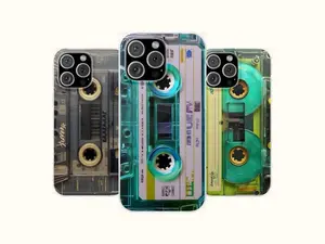 Cassette Phone Case, VHS Nostalgia Cover for iPhone 17 16 15 14 13 12 11