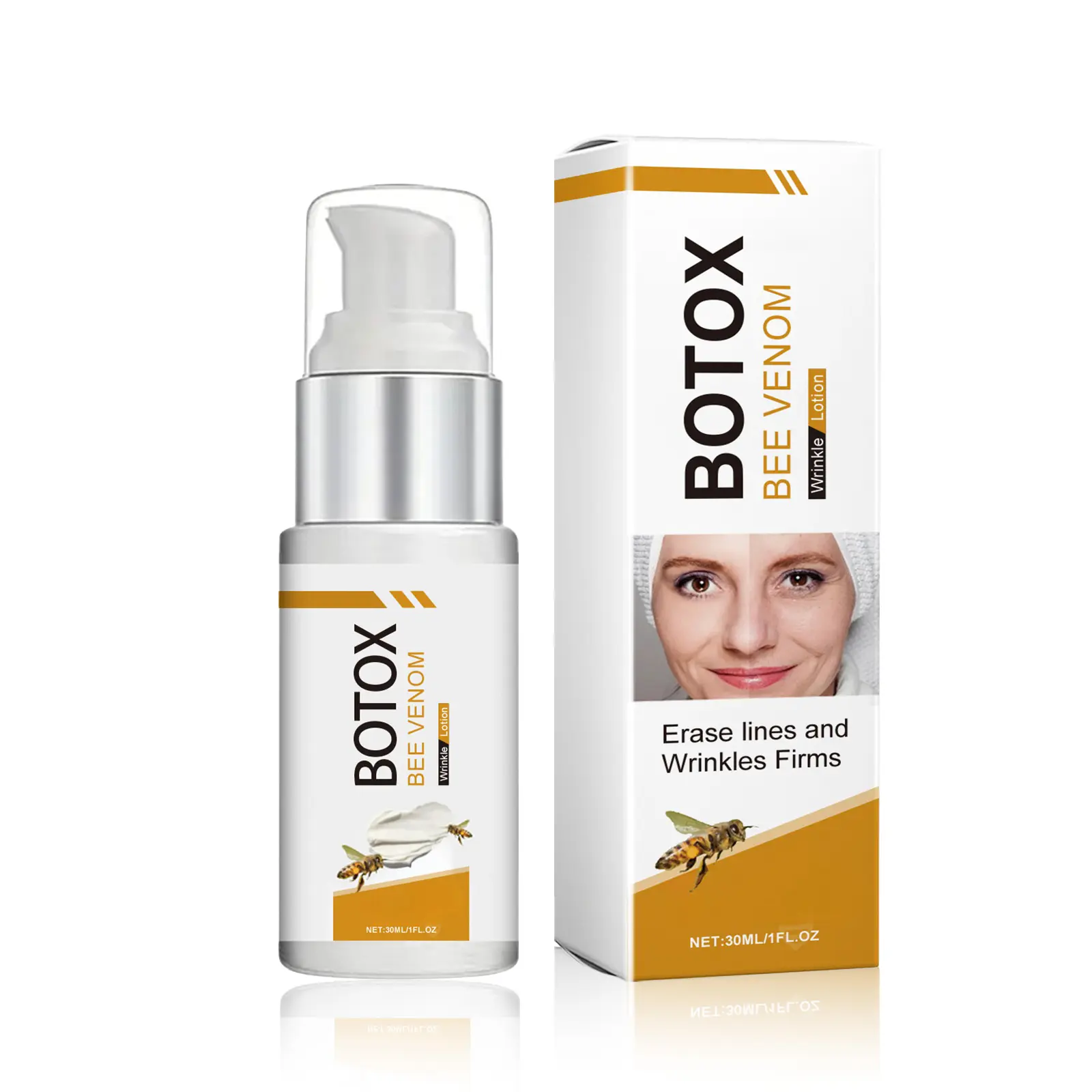 Bee Venom Face Lotion, Hydrating & Nourishing Facial Moisturizer for Soft, Glowing Skin, Gentle Daily Skincare Lotion