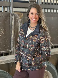 Kris Women's Reversible Pendleton Diamond Peak Jacket