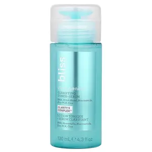 Bliss Clear Genius™, Clarifying Toner + Serum, 4.3 fl oz (130 ml)