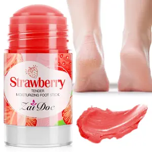 6-Fruit Flavor Tender Moisturizing Foot Stick Set Strawberry & More Hydrates Dry Feet Leaves Skin Soft Smooth 30Ml Nails Moisturizer