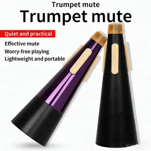 Nd290 Pet Trumpet Mute, Conical Lightweight Practice Mute, Suitable for Bb Trumpet, Student Home Practice Performance Accessory