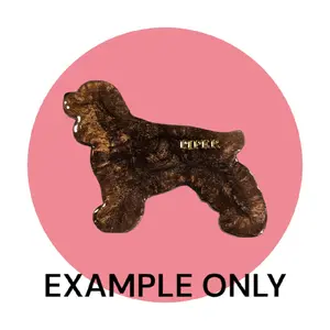 Customizable Resin COCKER SPANIEL keychain/3D Magnet - All Proceeds donated to surgery !