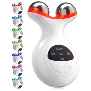 7 in 1 Face and Neck Massager, Compact and Portable Massage Roller for Home Skin Care, Perfect Holiday Gift for Women and Girls