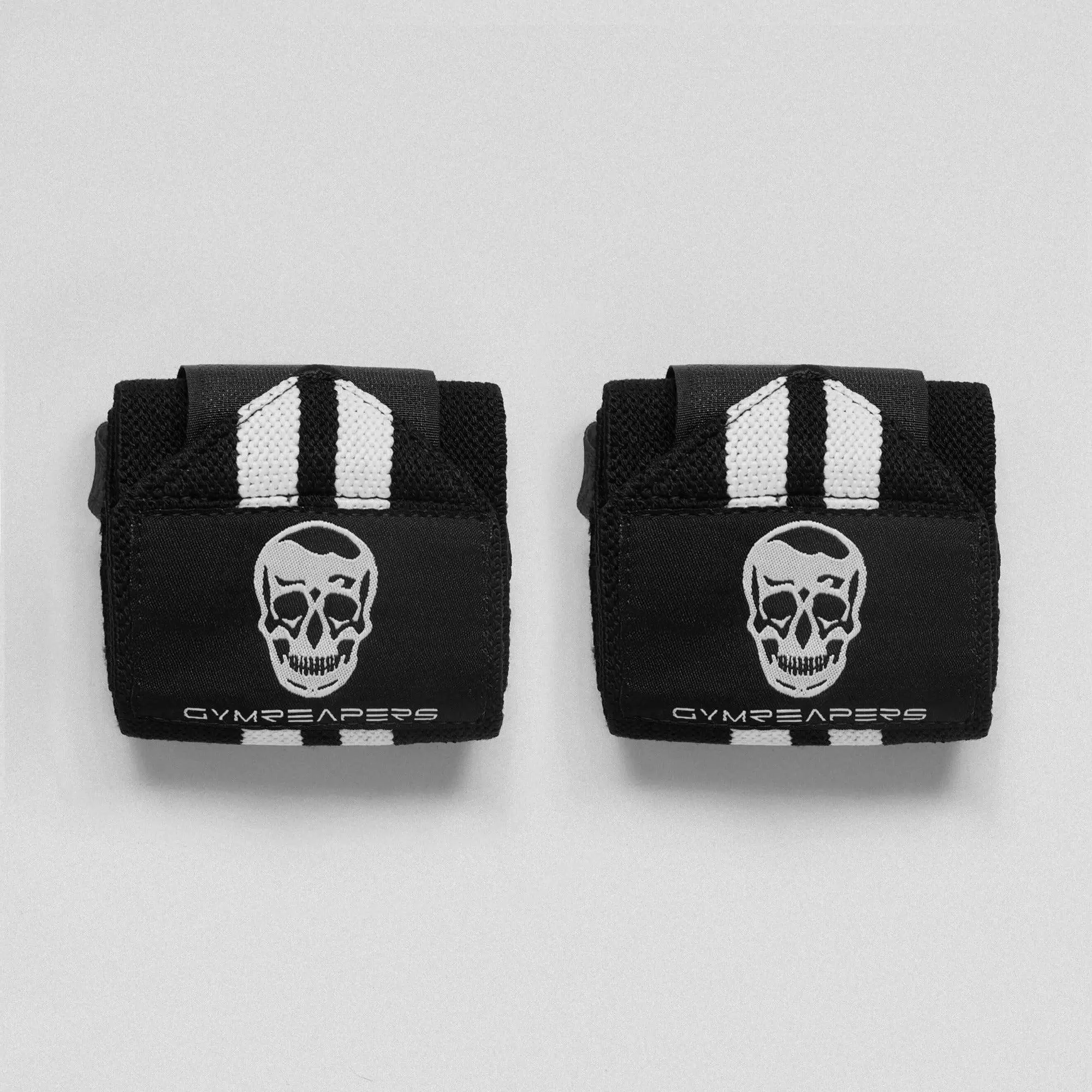 Wrist Wraps - 18" Weightlifting Wrist Support - White Wrist Wraps - 18" Weightlifting Wrist Support - White