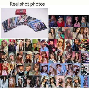 55 Cards Nj Flashcards Whale Theme Photo Cards O-M-G New Album Dual-Sided HD Design Ideal for Idol Collectors Photoshoots Christmas Birthday Gifts