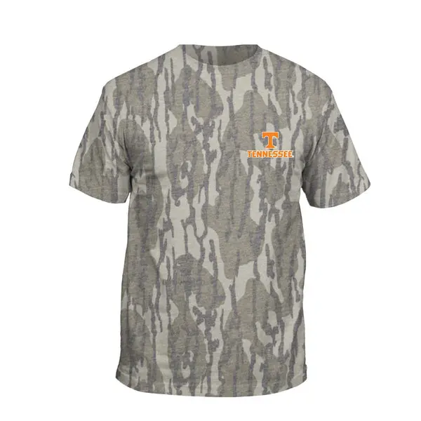 UT Prime Logo Camo Short Sleeve T-Shirt - Mossy Oak Original Bottomland Shirt For Men, Camo Pattern Men's T-shirt, Size S-5XL, Fanmade Design, Gift For Men