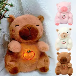 Baby Capybara Breathing Plush Toy Stuffed Creative Into Animals Transform Breathing Donkey Sleeping Doll for Kid Birthday Gift