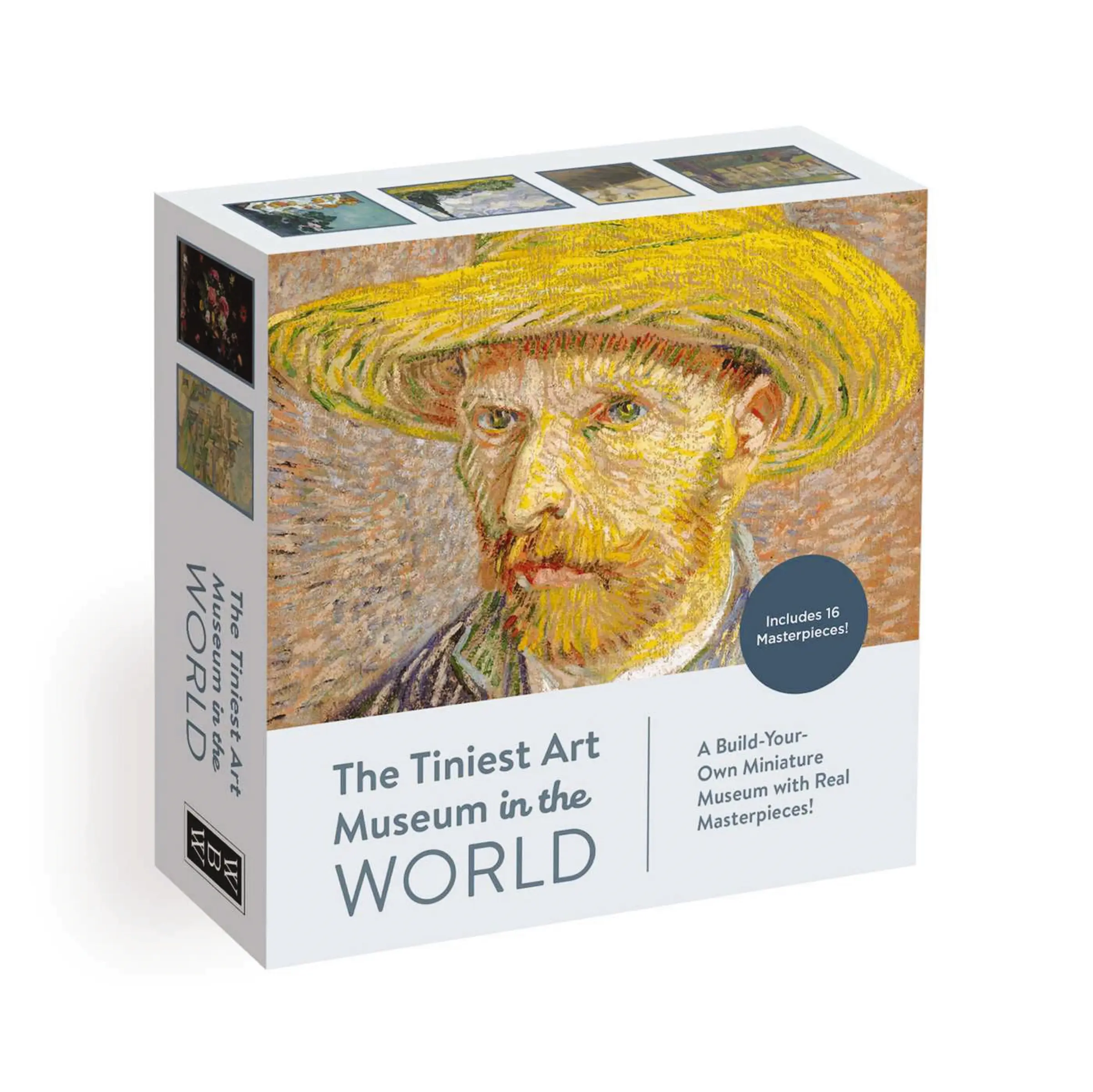 The Tiniest Art Museum in the World: Build-Your-Own Miniature Art Museum with Real Masterpieces! (Tiniest Museum) by Whalen Book Works [Kit]
