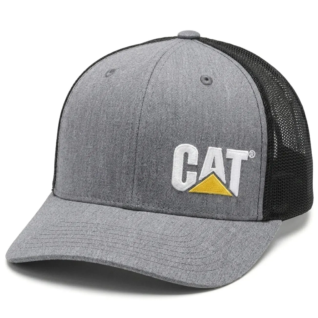 CAT/ Caterpillar Embroidered Retro Hat Trucker Hat Many Colors Snapback Hat, Unisex Casual Street Style, Gift Idea For Her Him, Unisex Everyday Wear