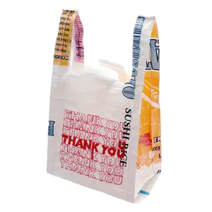 "Thank You" Mini Bag, Repurposed Plastic Rice Bah