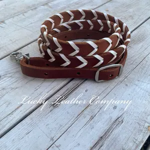 USA MADE, Butter Soft Barrel Racing Reins, Handmade, Quality Leather