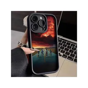 Sci-Fi Adventure Stranger Theme Demogorgon Case For IPhone 16 Pro Max 15 Plus 14 13 12 11 XS XR Anti-Scratch Shockproof Soft Silicone Protective Cover