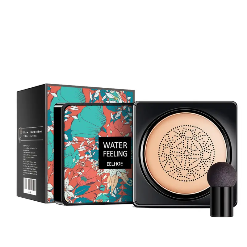 EELHOE Cushion BB Cream Mushroom Cushion Facial Makeup Delicate Texture Lightweight Skin-Friendly Cushion
