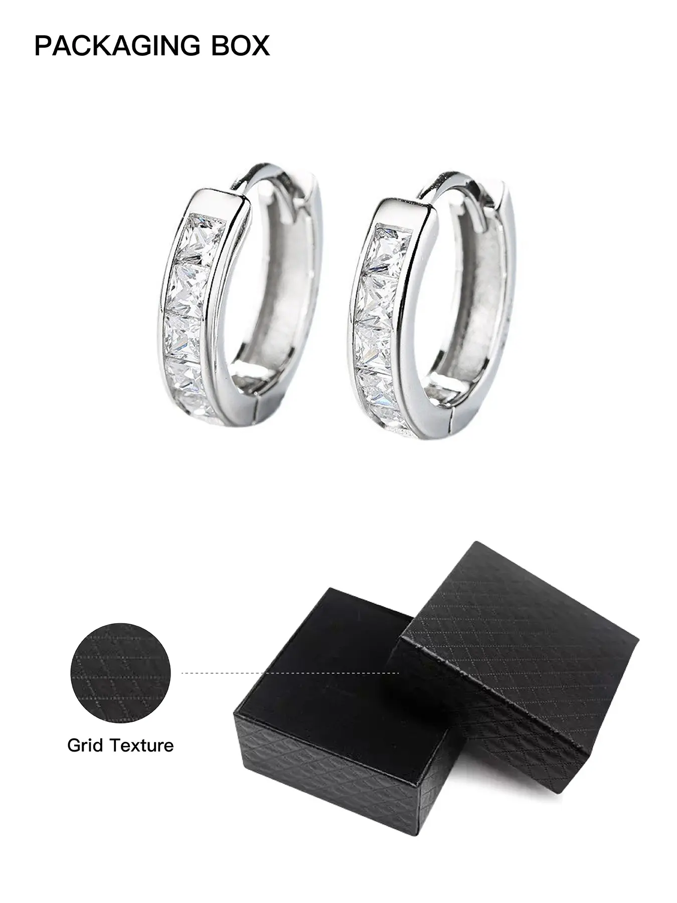 Elegant Zircon-Embedded Stud Earrings for Women, Casual Fashion Jewelry, Perfect Gift for Family and Friends, Daily Wear Accessories