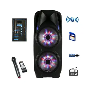 beFree Sound Double 10 Inch Subwoofer Portable Bluetooth Party PA Speaker  Be the first to review this product Rechargeable Smartphone Handle Streaming Tablet Wireless Audio
