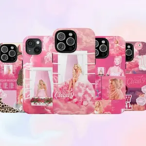 Megan Moroney Cloud 9 Phone Case, Pink Country Pop Album Collage iPhone Samsung