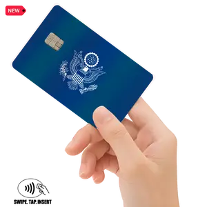 US Humanitarian Holographic Debit Credit Card Decal Adhesive Stickers Waterproof Premium Quality Custom Orders Available Easy Application Durable Material