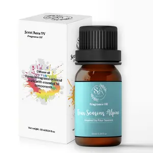 Scent Aura IV Four Seasons Alpine Fragrance Oil 10ml | Long Lasting Diffuser Oil Inspired by The Four Seasons Hotel | Essential Oil for Diffusers & DIY Projects