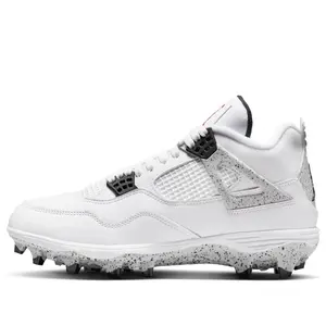 Air Jordan 4 TD Cleat 'White Cement' HQ0207-106